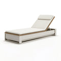 Gartenliege 200 x 70 cm Beige Aluminium Textil verstellbar modernes Design